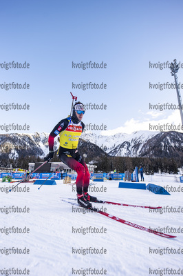 20.01.2021, xkvx, Biathlon IBU Weltcup Antholz, Training Damen und Herren, v.l. Sturla Holm Laegreid (Norway)  / 