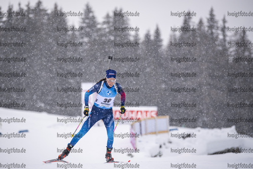 21.01.2021, xkvx, Biathlon IBU Weltcup Antholz, Einzel Damen, v.l. Aita Gasparin (Switzerland)  / 