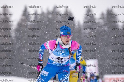 21.01.2021, xkvx, Biathlon IBU Weltcup Antholz, Einzel Damen, v.l. Svetlana Mironova (Russia)  / 