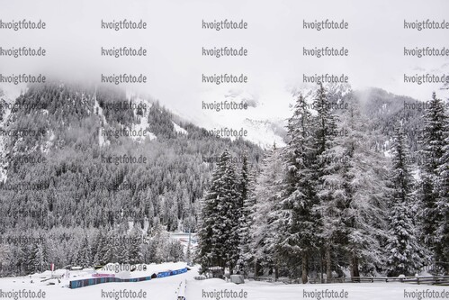 22.01.2021, xkvx, Biathlon IBU Weltcup Antholz, Training Damen und Herren, v.l. Feature / Landschaft  / 