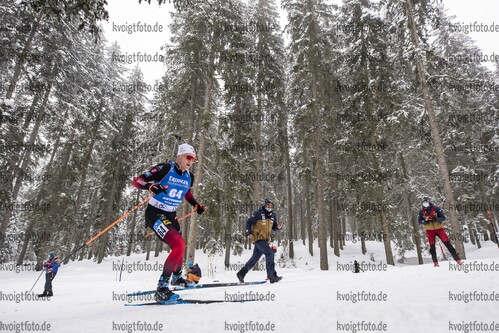 22.01.2021, xkvx, Biathlon IBU Weltcup Antholz, Einzel Herren, v.l. Vetle Sjaastad Christiansen (Norway)  / 