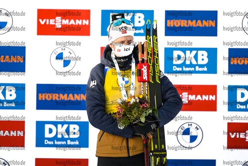 24.01.2021, xkvx, Biathlon IBU Weltcup Antholz, Massenstart Herren, v.l. Johannes Thingnes Boe (Norway)  / 