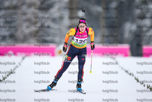 29.01.2021, xtwx, Biathlon IBU European Championships Duszniki Zdroj, Sprint Damen, v.l. Elisabeth Schmidt (Germany)  / 