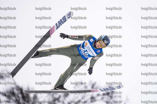 29.01.2021, xtvx, Skispringen FIS Weltcup Willingen, v.l. Jakub Wolny of Poland  / 