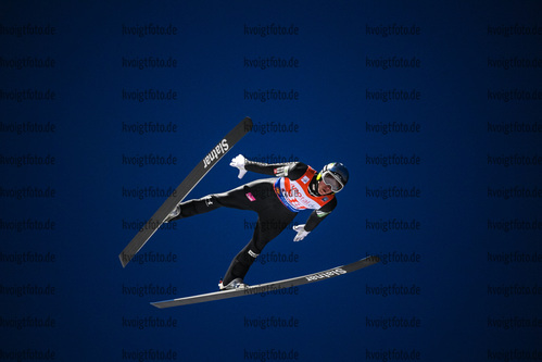 31.01.2021, xtvx, Skispringen FIS Weltcup Willingen, v.l. Bor Pavlovcic (Slovenia)  /