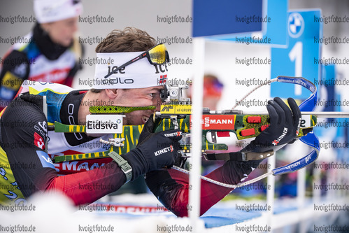 09.02.2021, xkvx, Biathlon IBU World Championships Pokljuka, Training Damen und Herren, v.l. Sturla Holm Laegreid (Norway)  / 