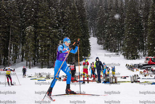 09.02.2021, xkvx, Biathlon IBU World Championships Pokljuka, Training Damen und Herren, v.l. Dorothea Wierer (Italy)  / 