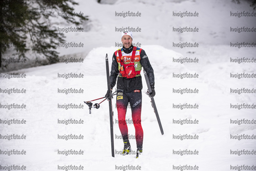 09.02.2021, xkvx, Biathlon IBU World Championships Pokljuka, Training Damen und Herren, v.l. Norwegian/Norway Ski Technican  / 
