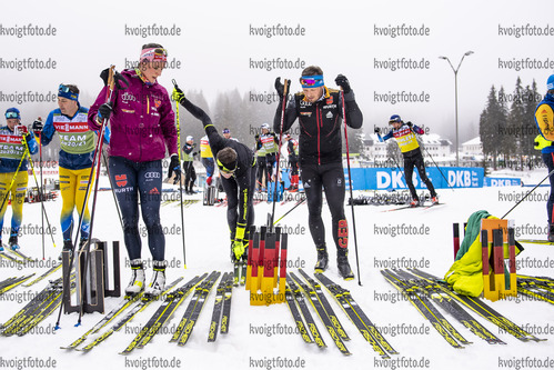 09.02.2021, xkvx, Biathlon IBU World Championships Pokljuka, Training Damen und Herren, v.l. Denise Herrmann (Germany)  / 