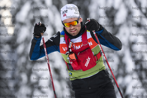 11.02.2021, xkvx, Biathlon IBU World Championships Pokljuka, Training Damen und Herren, v.l. Norwegian/Norway Ski Technican in aktion / in action competes