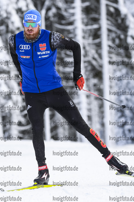 11.02.2021, xkvx, Biathlon IBU World Championships Pokljuka, Training Damen und Herren, v.l. German/Germany Ski Technican in aktion / in action competes