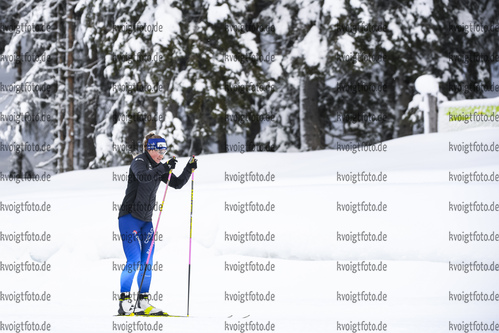 11.02.2021, xkvx, Biathlon IBU World Championships Pokljuka, Training Damen und Herren, v.l. Irene Cadurisch (Switzerland) in aktion / in action competes
