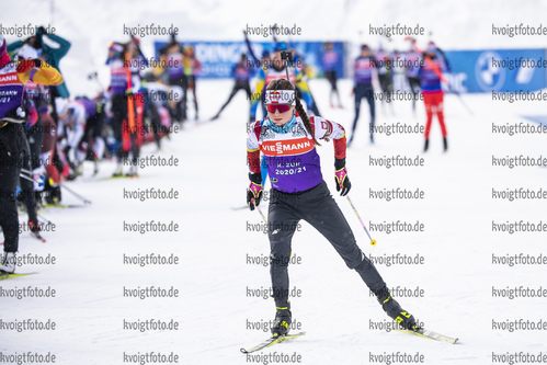 12.02.2021, xkvx, Biathlon IBU World Championships Pokljuka, Training Damen und Herren, v.l. Kamila Zuk (Poland)  / 