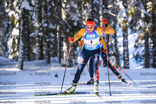 13.02.2021, xkvx, Biathlon IBU World Championships Pokljuka, Sprint Damen, v.l. Denise Herrmann (Germany) in aktion / in action competes