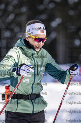 15.02.2021, xkvx, Biathlon IBU World Championships Pokljuka, Training Damen und Herren, v.l. Ida Lien (Norway) in aktion / in action competes