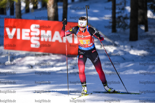 20.02.2021, xkvx, Biathlon IBU World Championships Pokljuka, Staffel Damen, v.l. Ida Lien (Norway) in aktion / in action competes