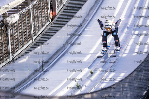 25.02.2021, xkvx, Nordic World Championships Oberstdorf, v.l. Juliane Seyfarth of Germany  / 