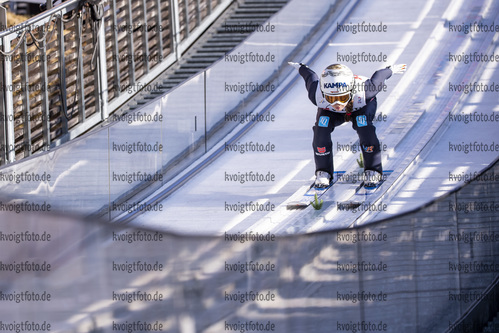 25.02.2021, xkvx, Nordic World Championships Oberstdorf, v.l. Juliane Seyfarth of Germany  / 