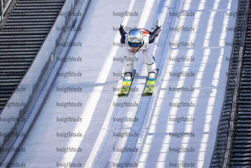 25.02.2021, xkvx, Nordic World Championships Oberstdorf, v.l. Nika Kriznar of Slovenia  / 