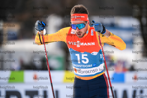 26.02.2021, xkvx, Nordic World Championships Oberstdorf, v.l. Johannes Rydzek of Germany  /
