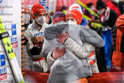 27.02.2021, xkvx, Nordic World Championships Oberstdorf, v.l.   /