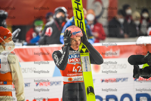 27.02.2021, xkvx, Nordic World Championships Oberstdorf, v.l. Karl Geiger of Germany  /