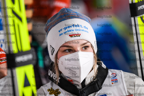 28.02.2021, xkvx, Nordic World Championships Oberstdorf, v.l. Anna Rupprecht (Germany)  / 