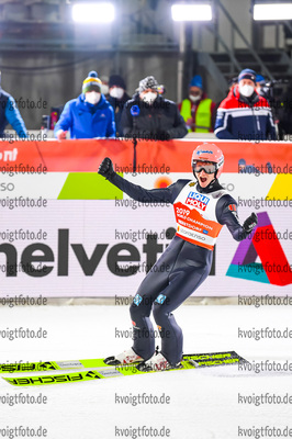28.02.2021, xkvx, Nordic World Championships Oberstdorf, v.l. Karl Geiger (Germany)  / 