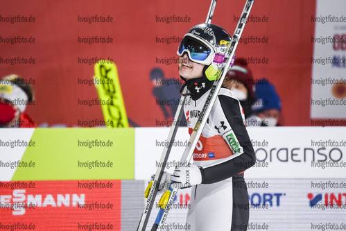 03.03.2021, xkvx, Nordic World Championships Oberstdorf, v.l. Ema Klinec of Slovenia in Aktion / in action competes