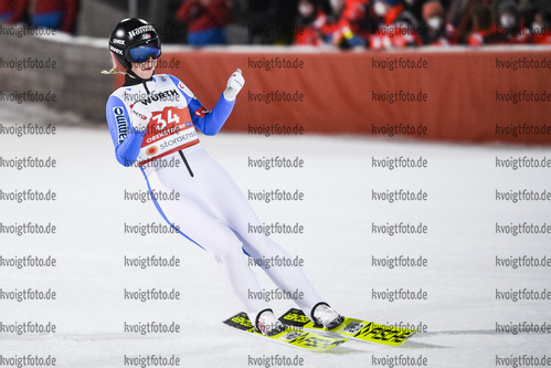 03.03.2021, xkvx, Nordic World Championships Oberstdorf, v.l. Maren Lundby of Norway in Aktion / in action competes