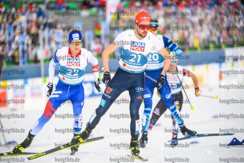 04.03.2021, xkvx, Nordic World Championships Oberstdorf, v.l. Johannes Rydzek of Germany  /