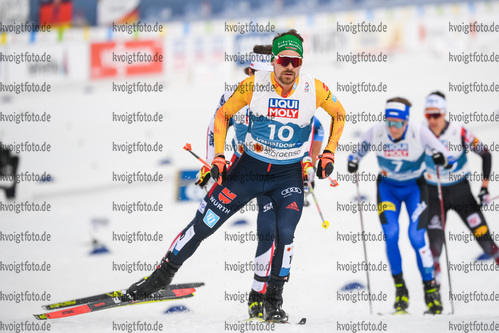 04.03.2021, xkvx, Nordic World Championships Oberstdorf, v.l. Fabian Riessle of Germany  /