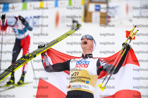 04.03.2021, xkvx, Nordic World Championships Oberstdorf, v.l. Johannes Lamparter of Austria  /