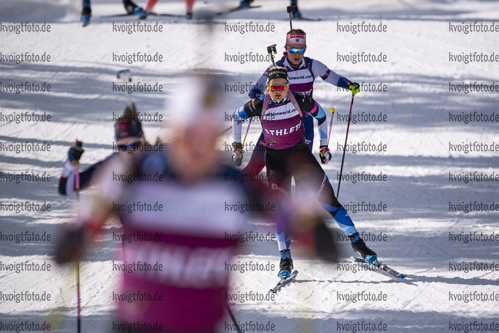 09.03.2020, xkvx, Biathlon IBU Cup Obertilliach, Training Herren und Damen, v.l. Grete Gaim (Estonia)  / 