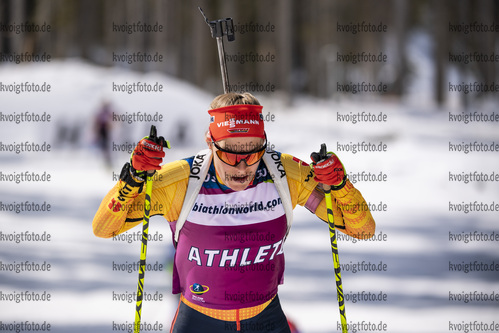 09.03.2020, xkvx, Biathlon IBU Cup Obertilliach, Training Herren und Damen, v.l. Hanna Kebinger (Germany)  / 