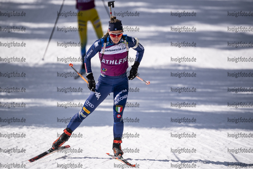 09.03.2020, xkvx, Biathlon IBU Cup Obertilliach, Training Herren und Damen, v.l. Samuela Comola (Italy)  / 