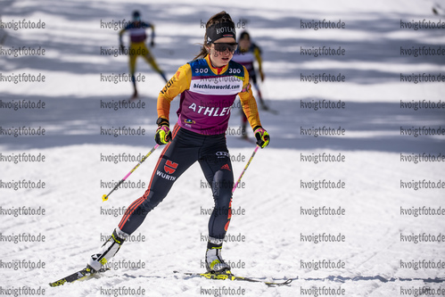 09.03.2020, xkvx, Biathlon IBU Cup Obertilliach, Training Herren und Damen, v.l. Marion Deigentesch (Germany)  / 