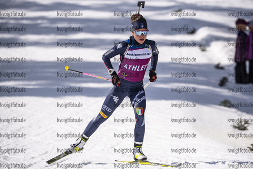 09.03.2020, xkvx, Biathlon IBU Cup Obertilliach, Training Herren und Damen, v.l. Linda Zingerle (Italy)  / 