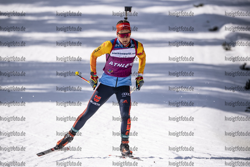 09.03.2020, xkvx, Biathlon IBU Cup Obertilliach, Training Herren und Damen, v.l. Mareike Braun (Germany)  / 