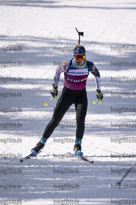09.03.2020, xkvx, Biathlon IBU Cup Obertilliach, Training Herren und Damen, v.l. United States / 
