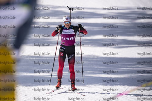 09.03.2020, xkvx, Biathlon IBU Cup Obertilliach, Training Herren und Damen, v.l. Juni Arnekleiv (Norway)  / 