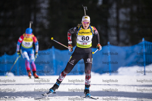 10.03.2020, xkvx, Biathlon IBU Cup Obertilliach, Einzel Damen, v.l. Lea Rothschopf (Austria)  / 