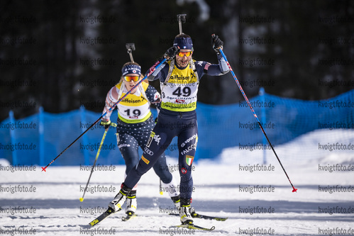 10.03.2020, xkvx, Biathlon IBU Cup Obertilliach, Einzel Damen, v.l. Eleonora Fauner (Italy)  / 