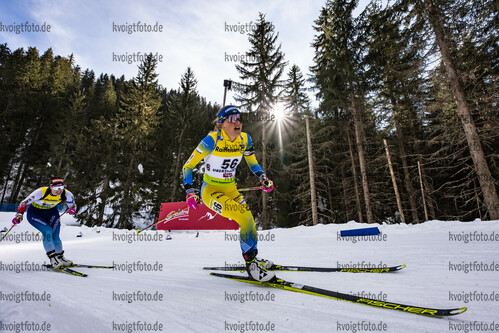 10.03.2020, xkvx, Biathlon IBU Cup Obertilliach, Einzel Damen, v.l. Tilda Johansson (Sweden)  / 