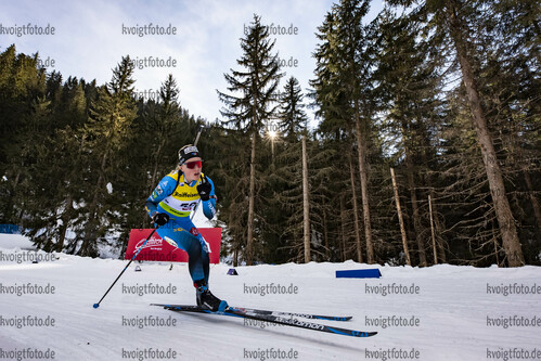 10.03.2020, xkvx, Biathlon IBU Cup Obertilliach, Einzel Damen, v.l. Sophie Chauveau (France)  / 