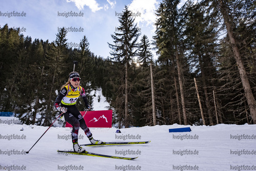 10.03.2020, xkvx, Biathlon IBU Cup Obertilliach, Einzel Damen, v.l. Anna Gandler (Austria)  / 