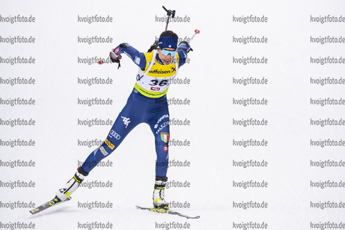 12.03.2020, xkvx, Biathlon IBU Cup Obertilliach, Sprint Damen, v.l. Rebecca Passler (Italy)  / 
