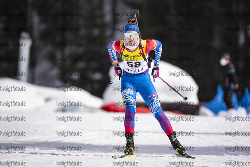 13.03.2020, xkvx, Biathlon IBU Cup Obertilliach, Sprint Damen, v.l. Natalia Gerbulova (Russia)  / 