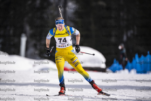 13.03.2020, xkvx, Biathlon IBU Cup Obertilliach, Sprint Damen, v.l. Annie Lind (Sweden)  / 