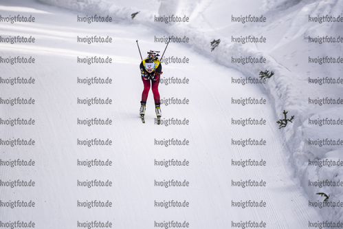 13.03.2020, xkvx, Biathlon IBU Cup Obertilliach, Sprint Damen, v.l. Marthe Kraakstad Johansen (Norway)  / 